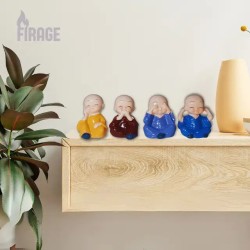 Cute Little Monk Buddha Statues