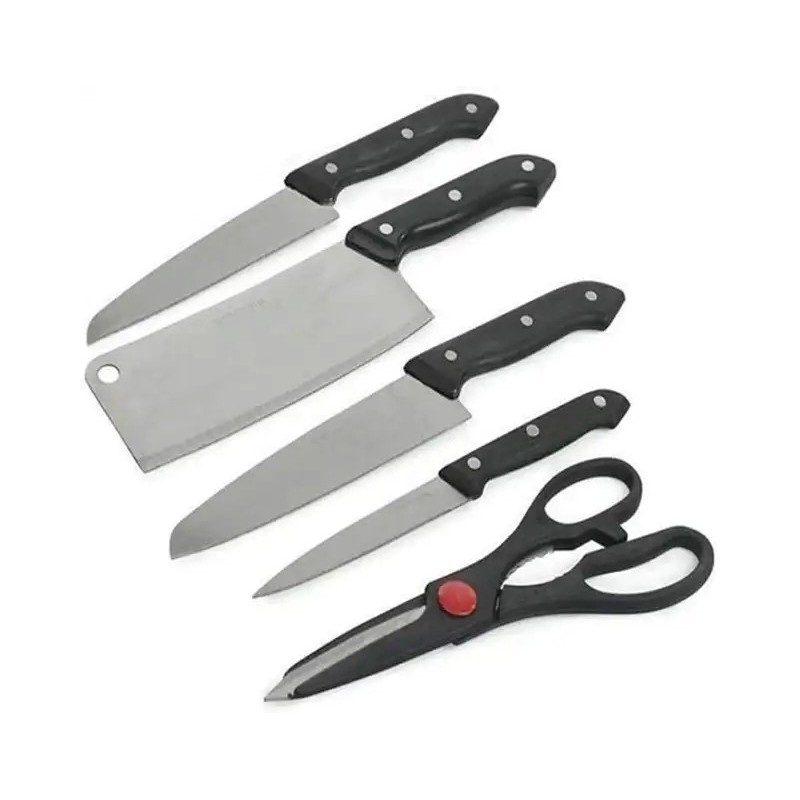 Wood, Stainless Steel Knife Set