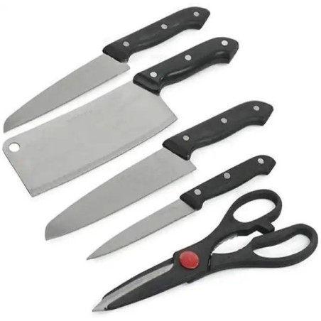 Wood, Stainless Steel Knife Set