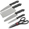 Wood, Stainless Steel Knife Set